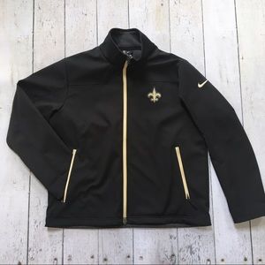 New Orleans Saints Nike fleece lined zip jacket
